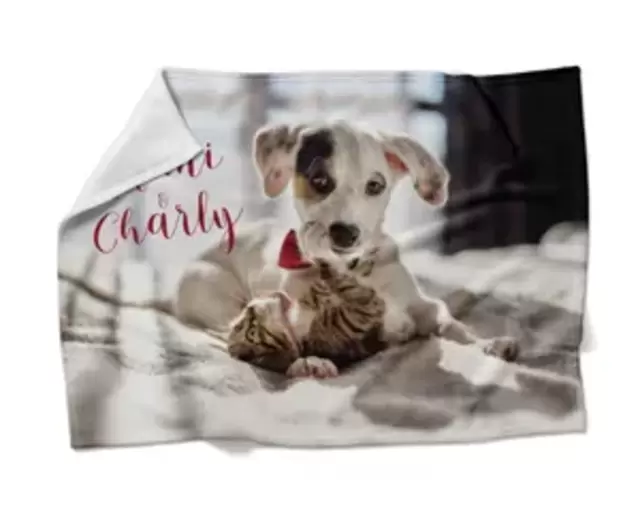 Personalisierte Kuscheldecke Weiche Kuscheldecke personalisieren und bedrucken lassen